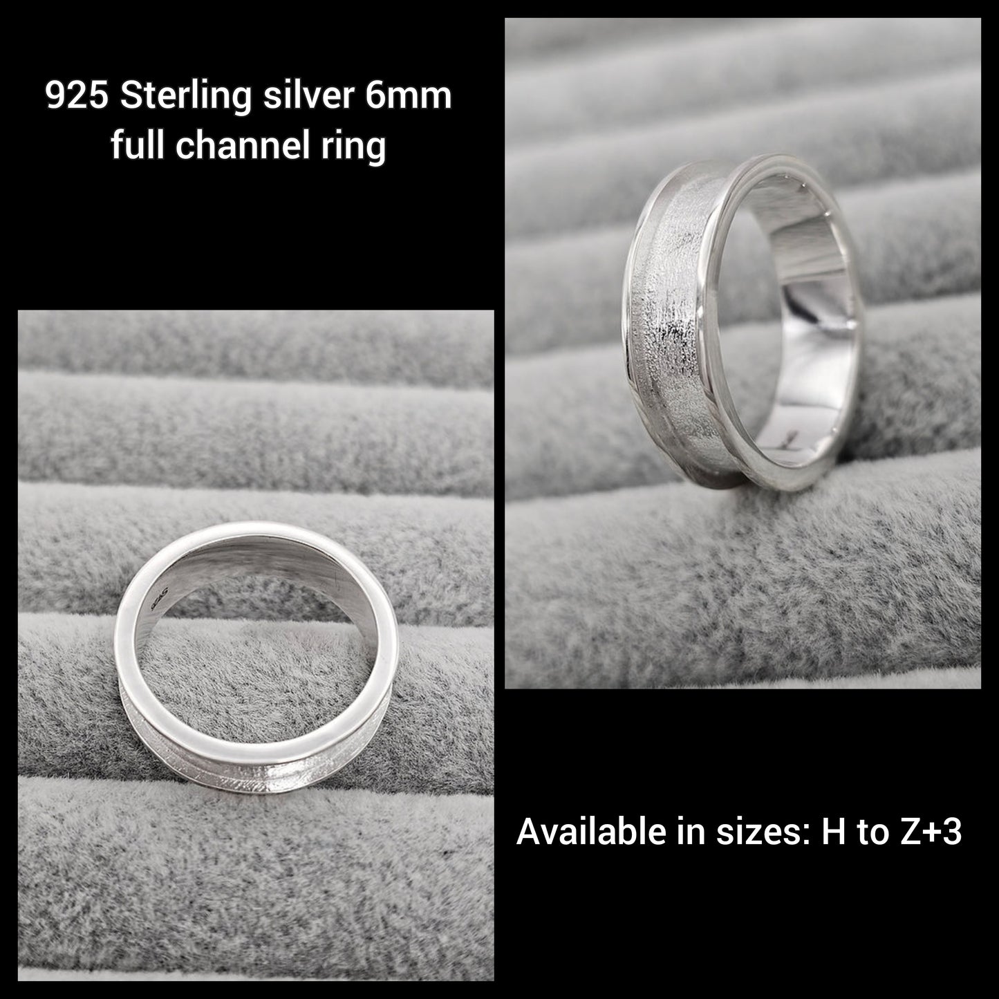 925 Sterling Silver Breastmilk and/or hair Ring Collection