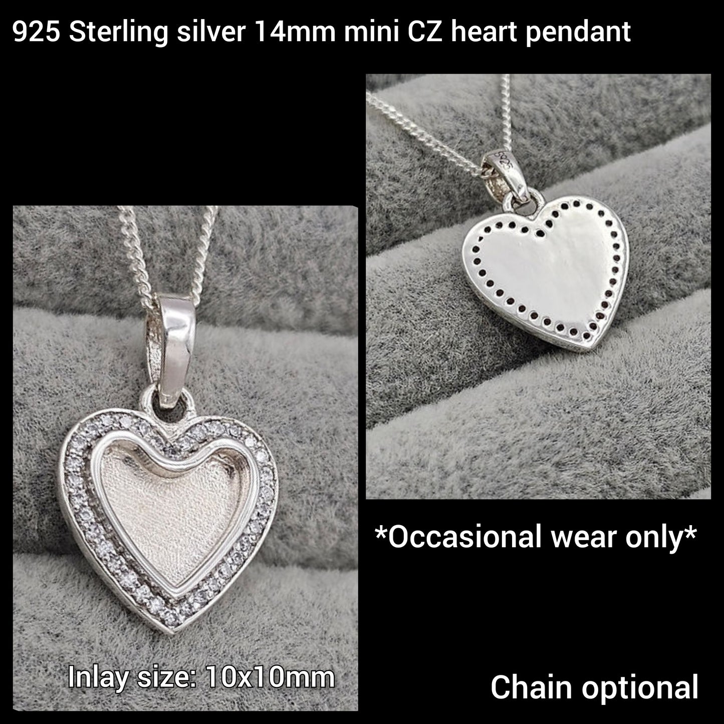 925 Sterling Silver Cremation Ashes and/or Hair Memorial Necklaces