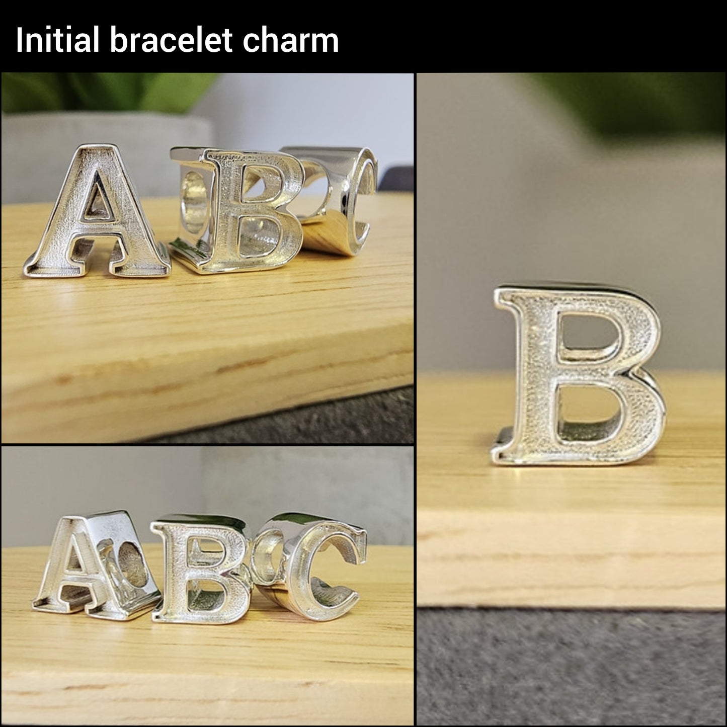 925 Sterling Silver Cremation Ashes Memorial bracelet charm