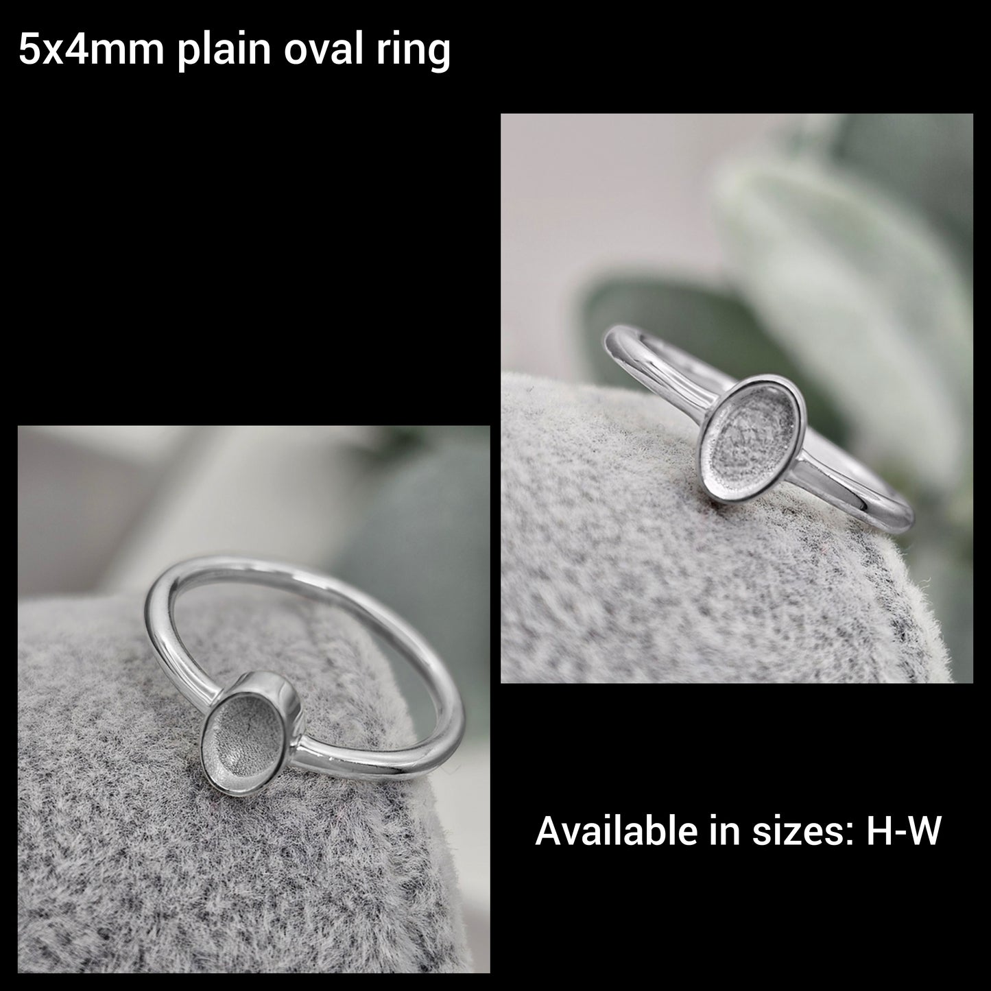 925 Sterling Silver Breastmilk and/or hair Ring Collection