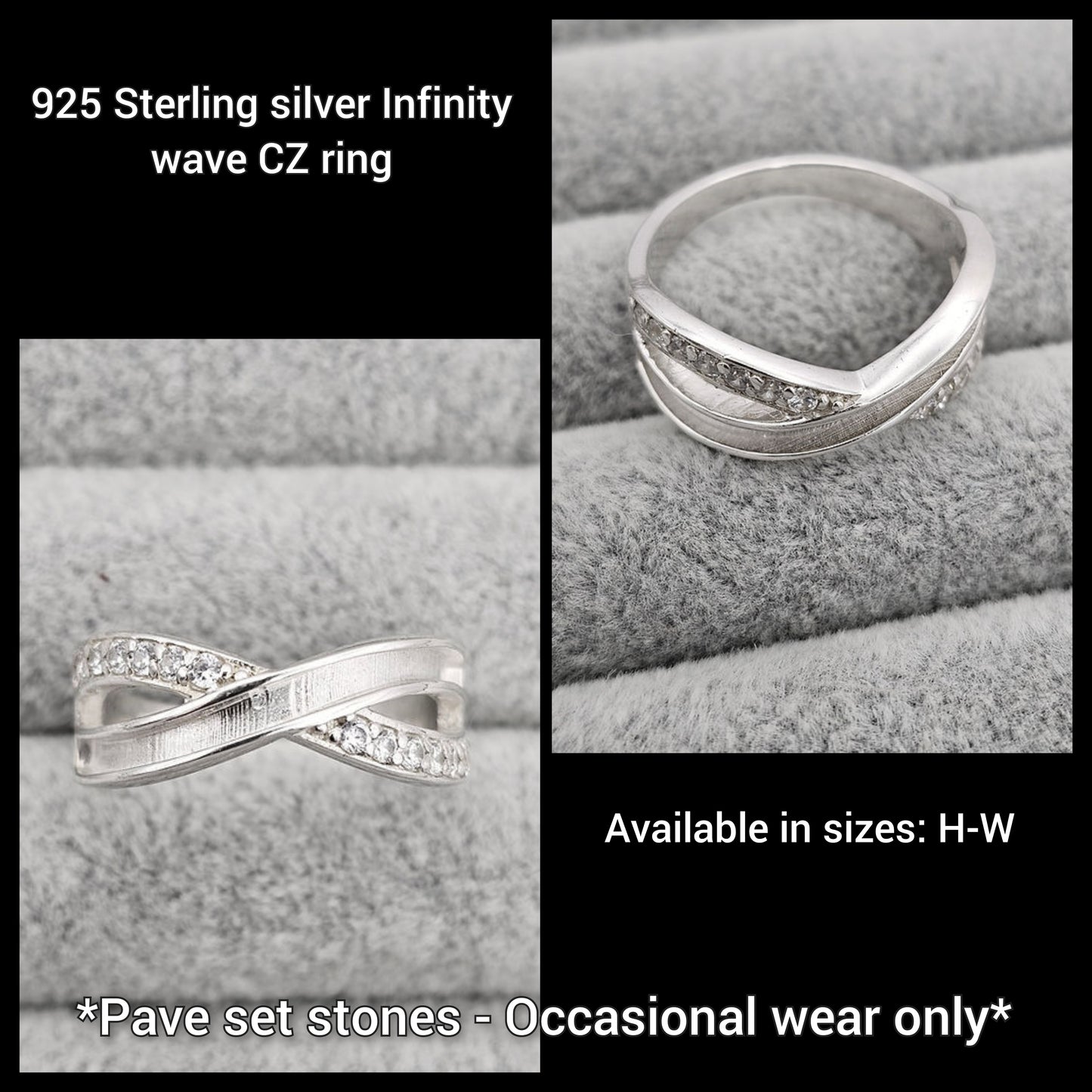 925 Sterling Silver Breastmilk and/or hair Ring Collection