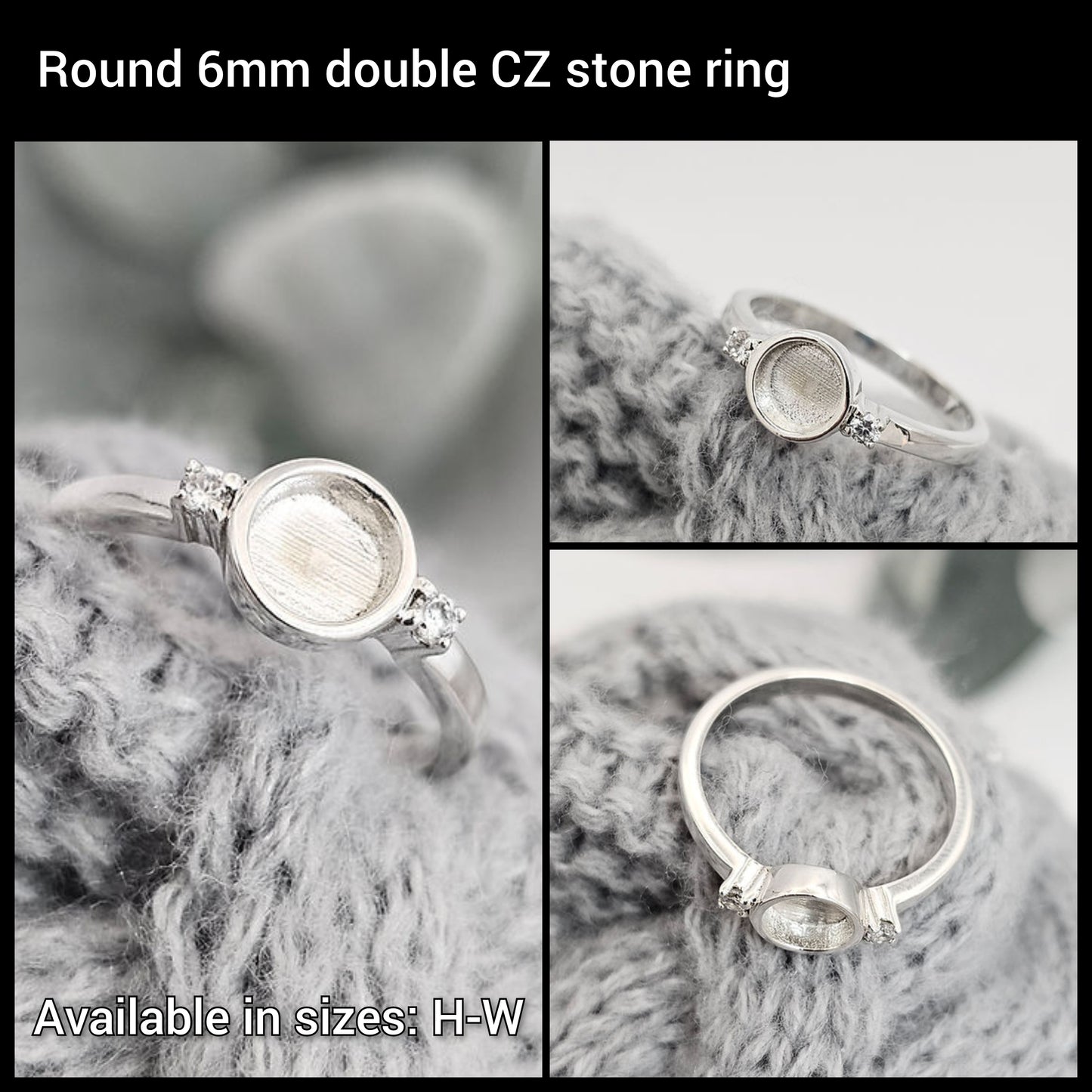 925 Sterling Silver Breastmilk and/or hair Ring Collection