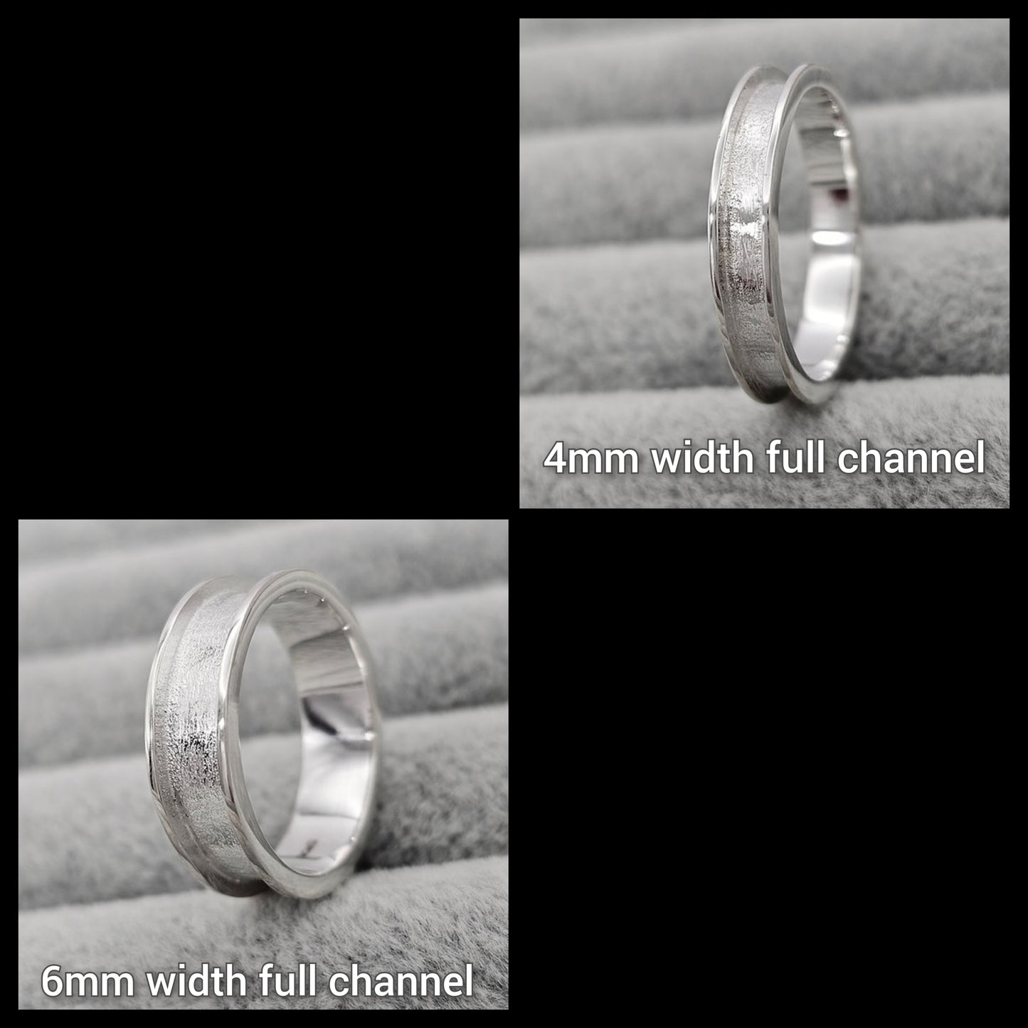 925 Sterling Silver Cremation Ashes and/or Hair Ring Collection