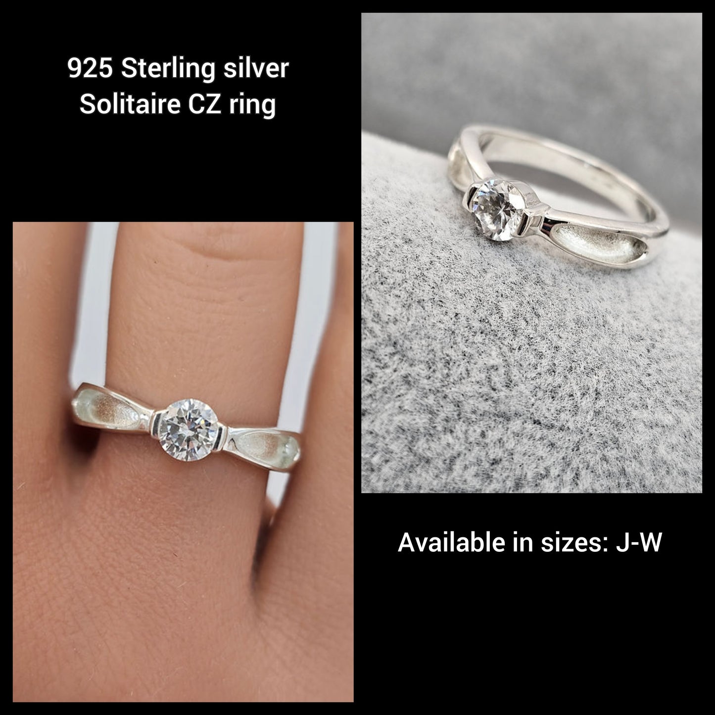 925 Sterling Silver Breastmilk and/or hair Ring Collection