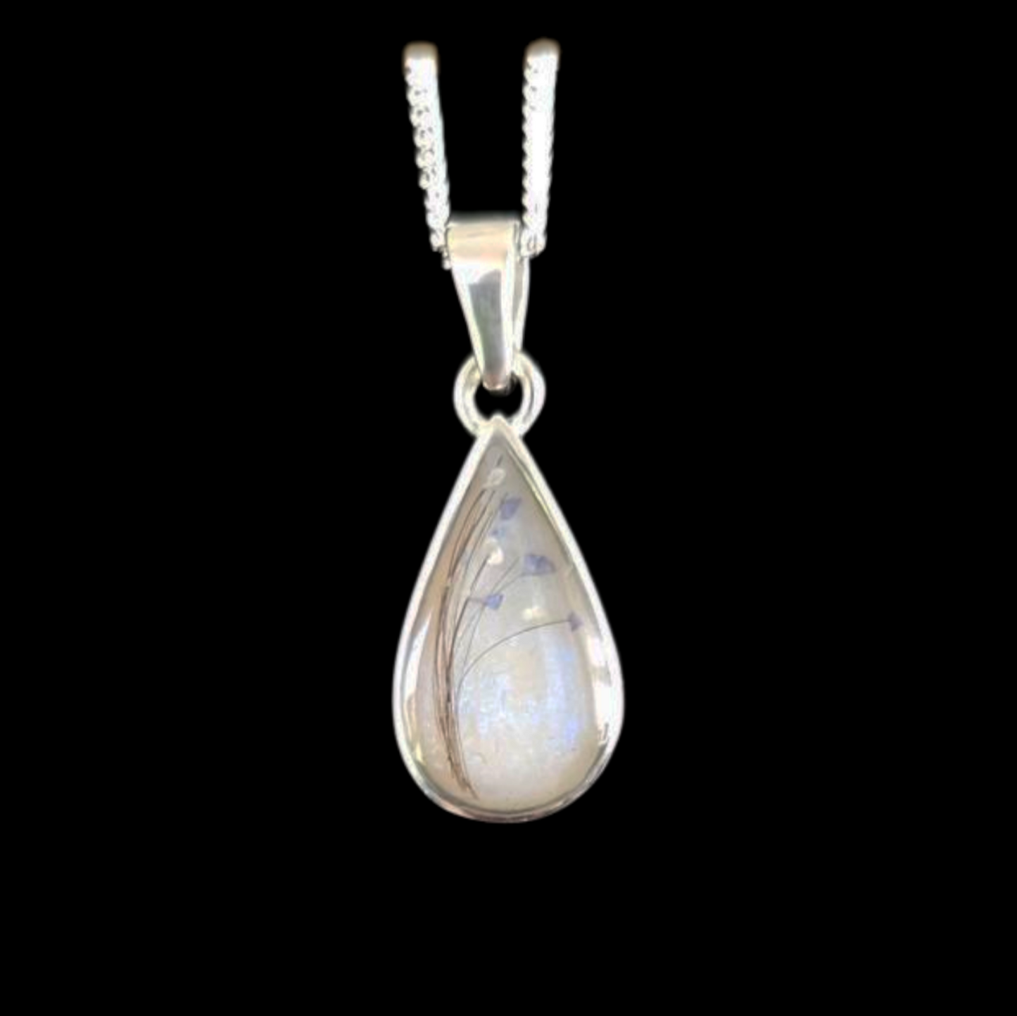 925 Sterling Silver Breastmilk and/or Lock of Hair Necklaces