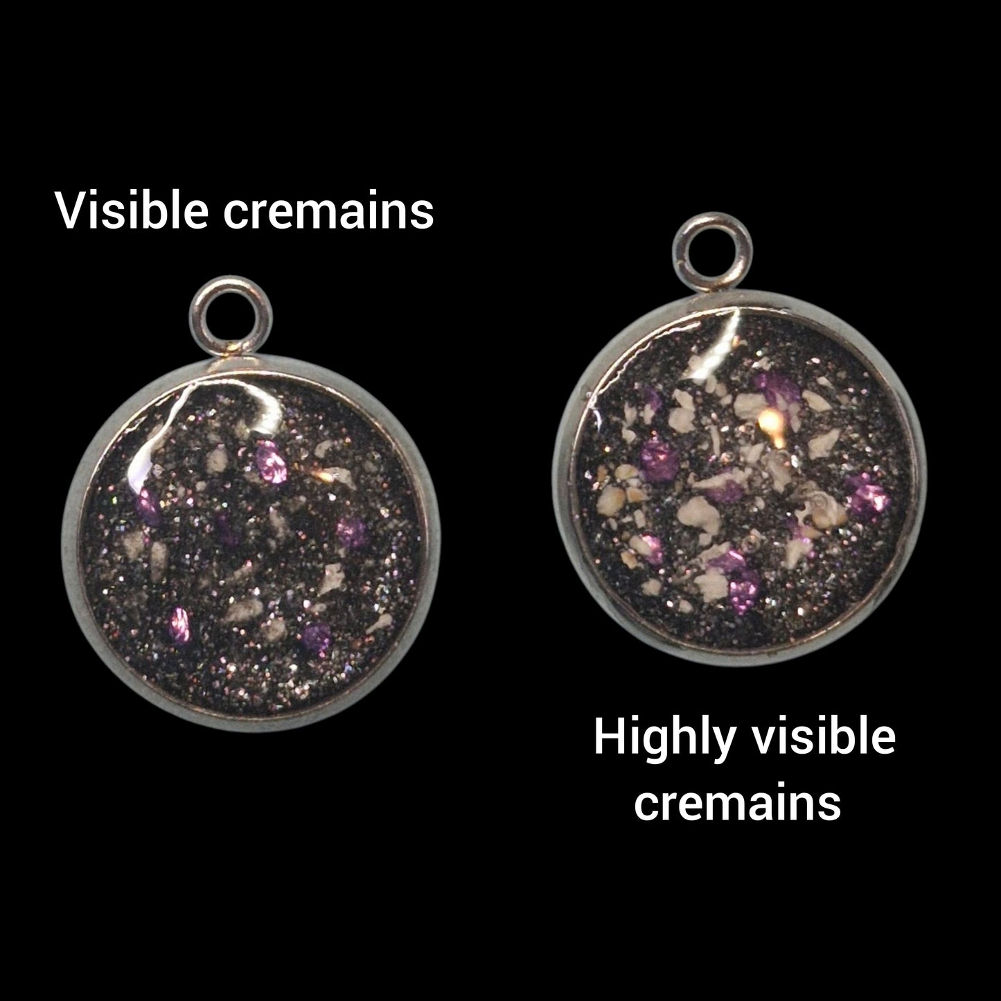 925 Sterling Silver Cremation Ashes and/or Hair Memorial Necklaces