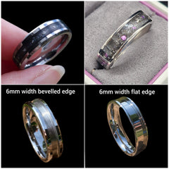 6mm width channel ring - Alternative metals