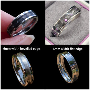 6mm width channel ring - Alternative metals