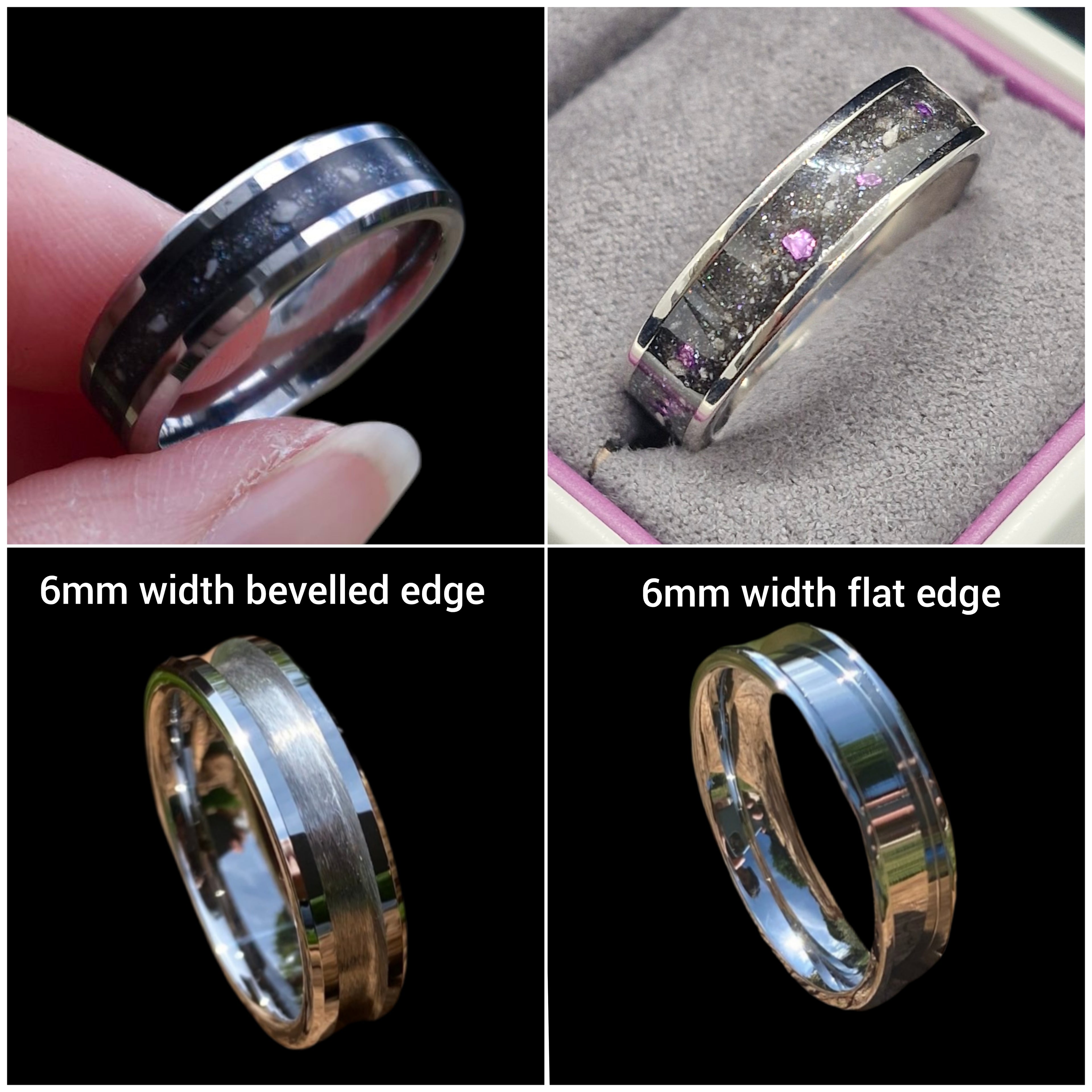 6mm width channel ring - Alternative metals