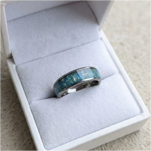 6mm width channel ring - Alternative metals
