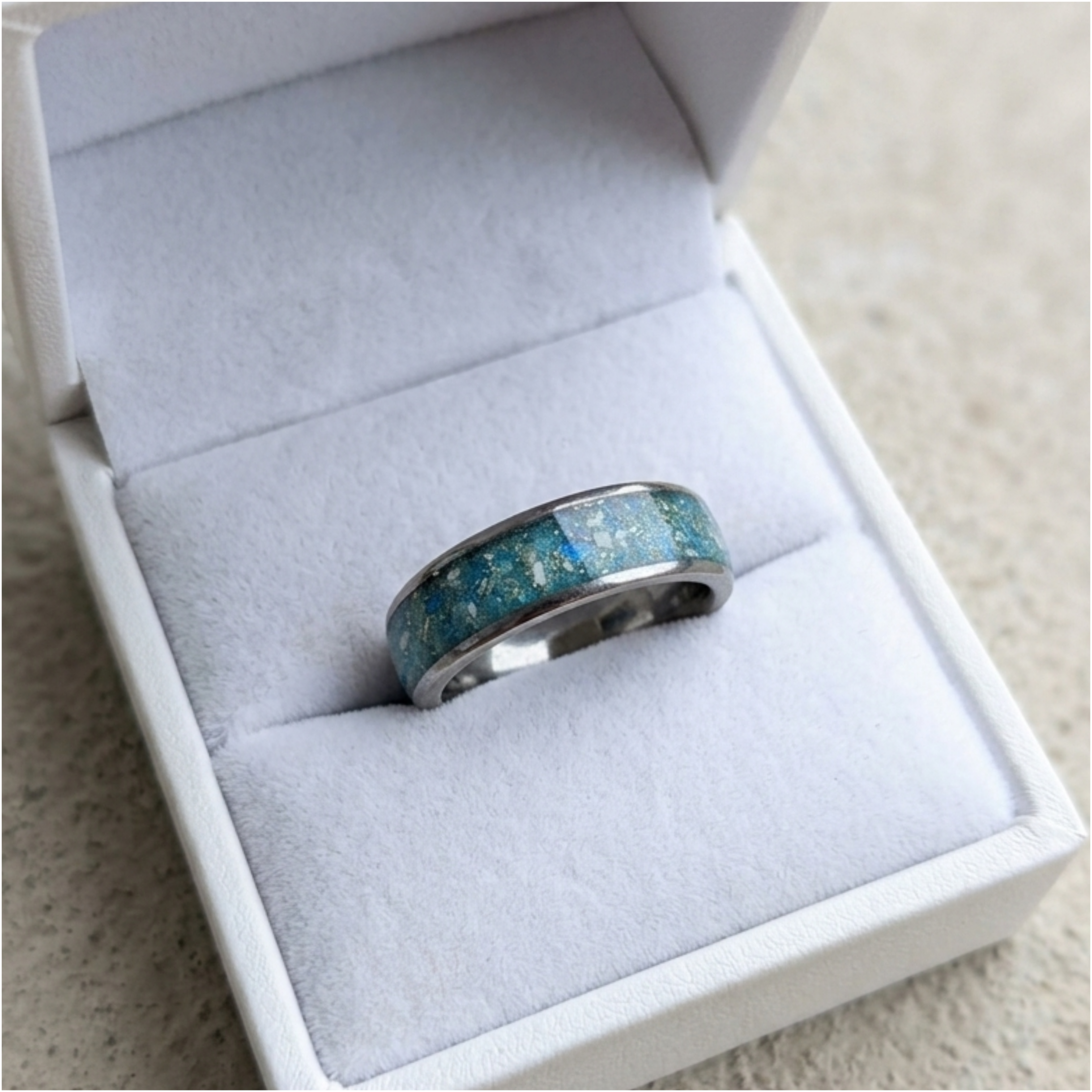 6mm width channel ring - Alternative metals