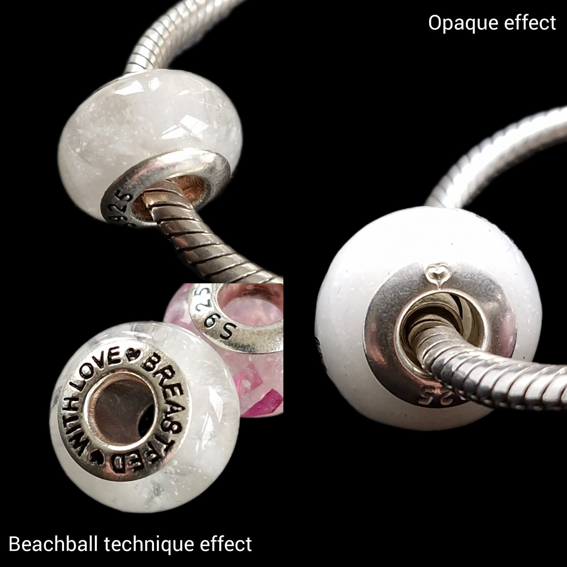 Breastmilk bead effects