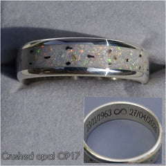 Wide channel ring - 925 sterling silver