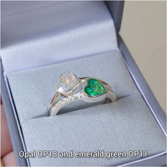 Double heart ring