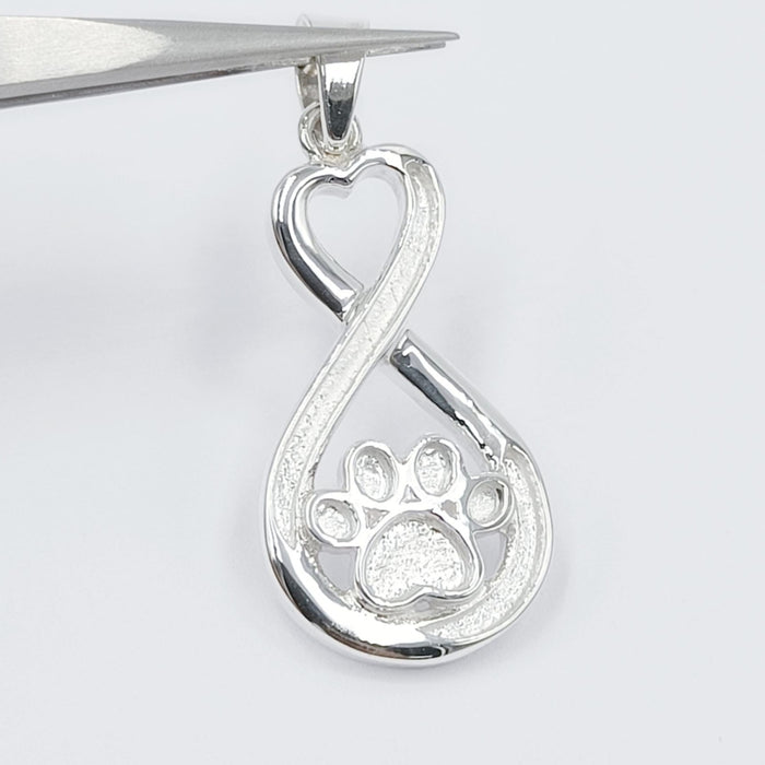 Eternal paw pendant