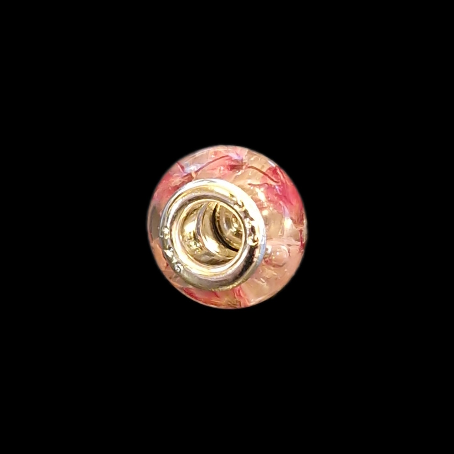 Flower inclusion bead