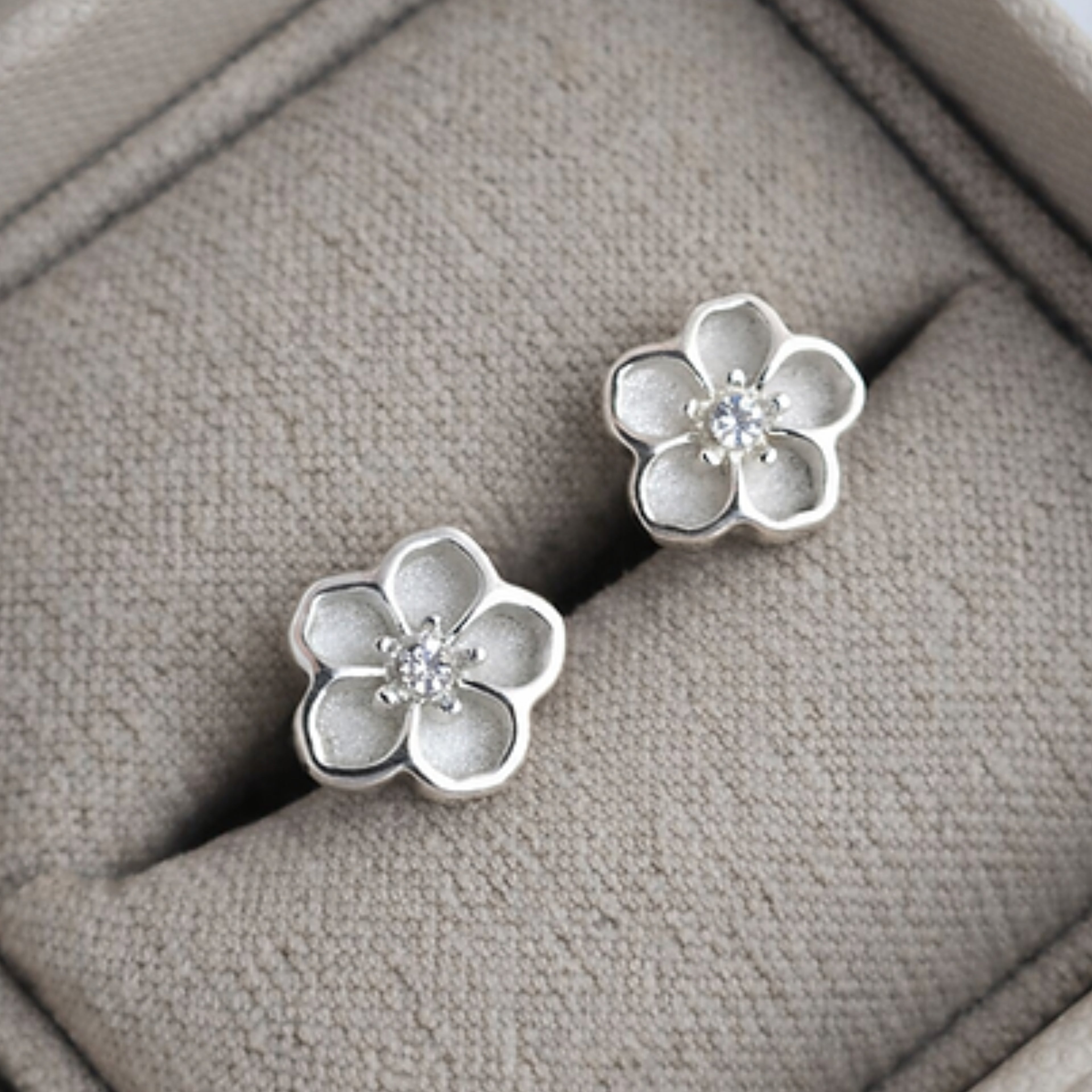 Forget-me-not earrings- new design