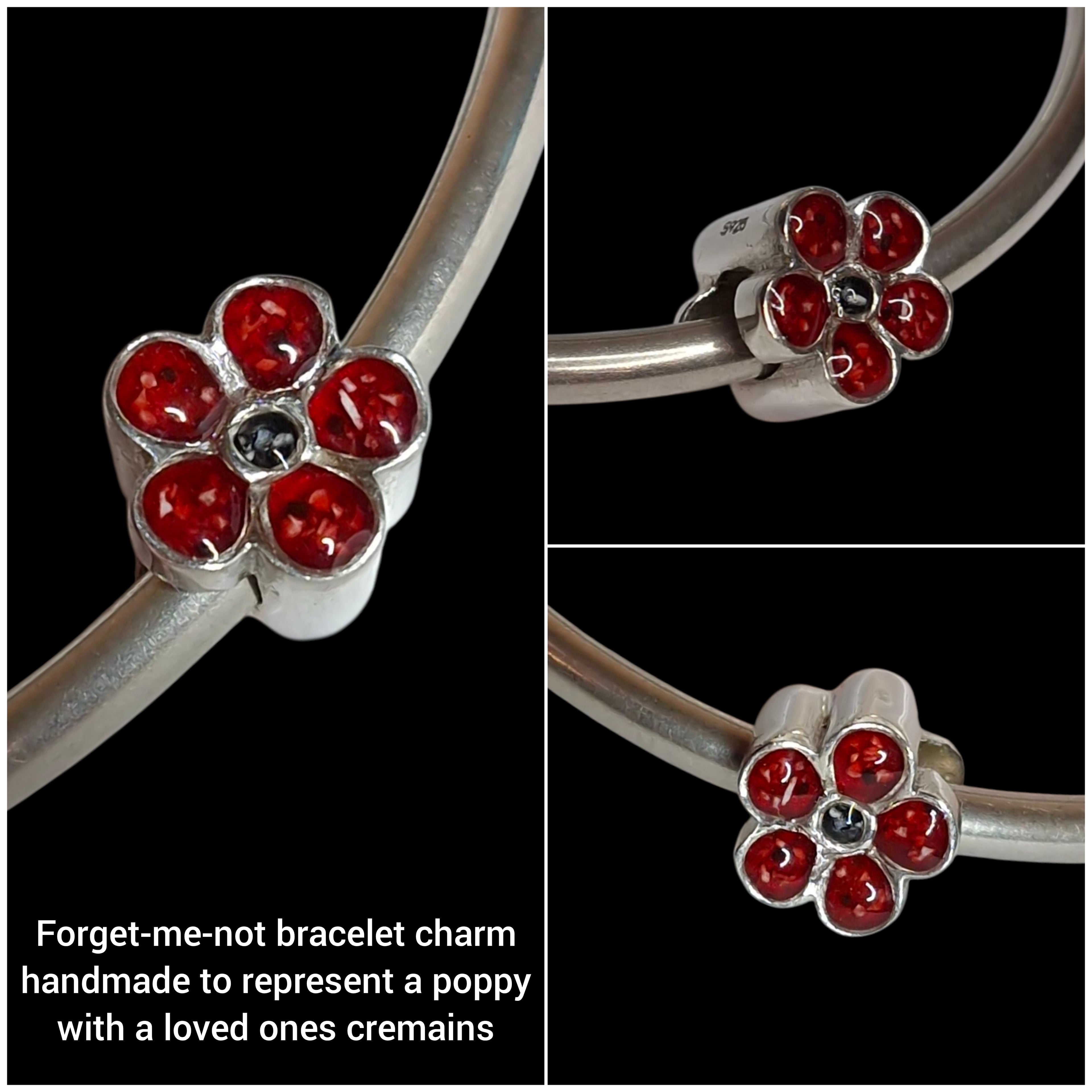 18k Gold Stainless Steel heart charm