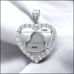 Heart of eternity pendant