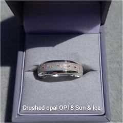 Wide channel ring - 925 sterling silver