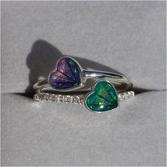Double heart ring