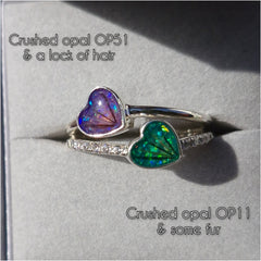 Double heart ring