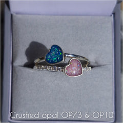 Double heart ring