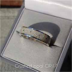 Wide channel ring - 925 sterling silver