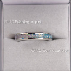 4mm width channel ring - Alternative metals