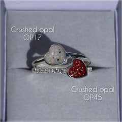 Double heart ring