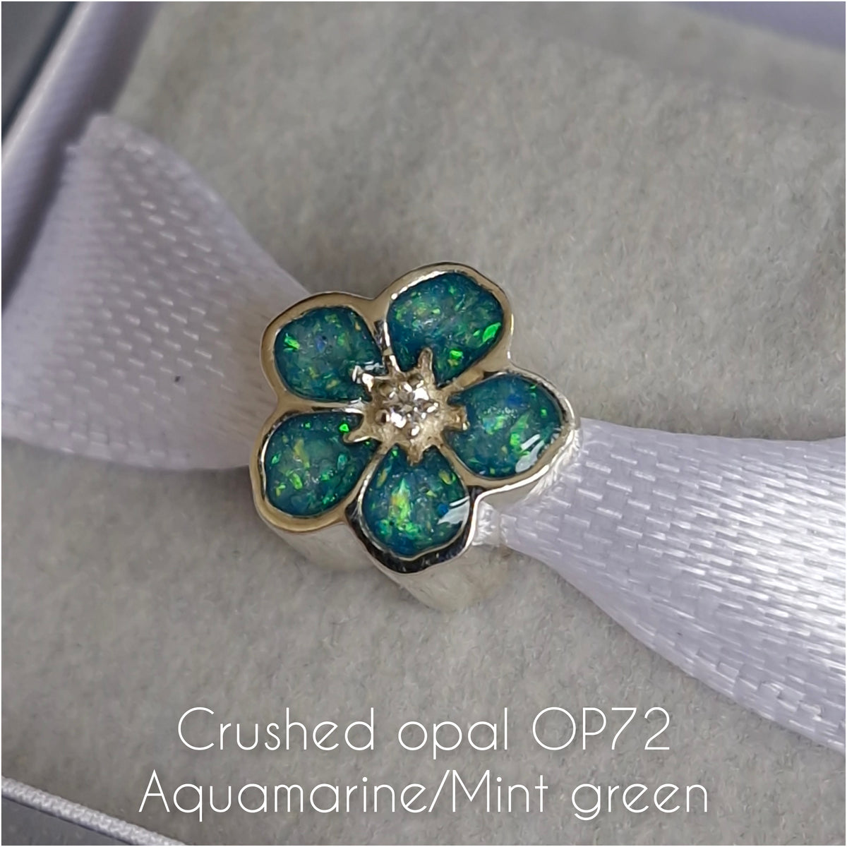 Forget-me-not charm (new design)