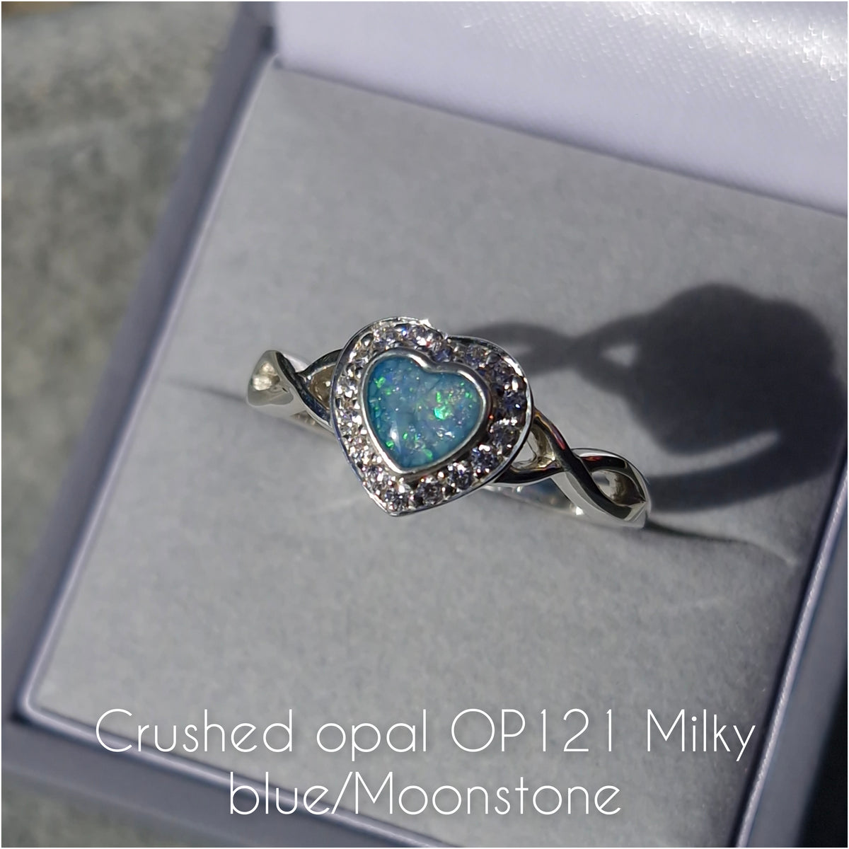 CZ Infinity Heart Ring