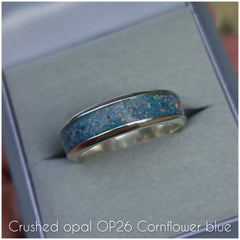 Wide channel ring - 925 sterling silver