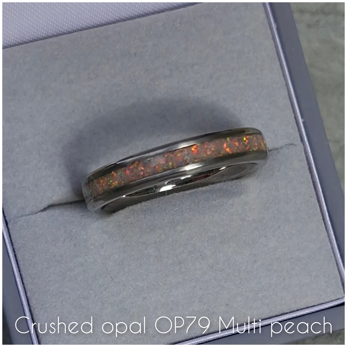 4mm width channel ring - Alternative metals