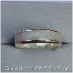 Wide channel ring - 925 sterling silver