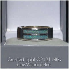 Front facing dual channel ring - 925 sterling silver
