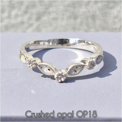 Marquise wishbone ring