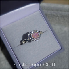 CZ Infinity Heart Ring