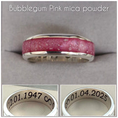 Wide channel ring - 925 sterling silver
