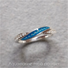 Forever linked single inlay ring