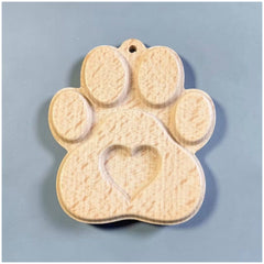 Memorial Paw Print Hanging Ornament