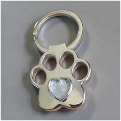 Stainless Steel Paw Keyring