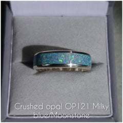 Wide channel ring - 925 sterling silver