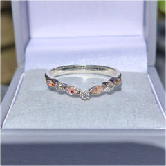 Marquise wishbone ring