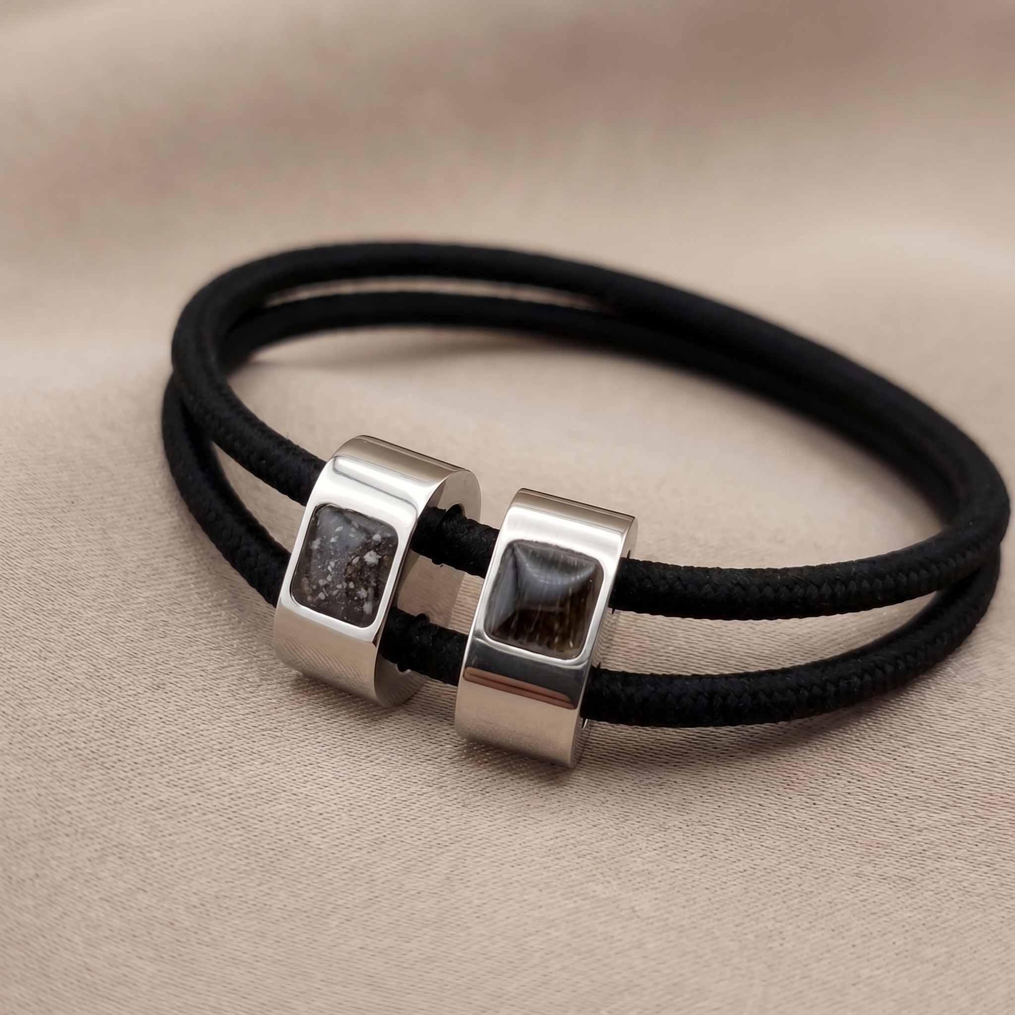 Adjustable cord bracelet