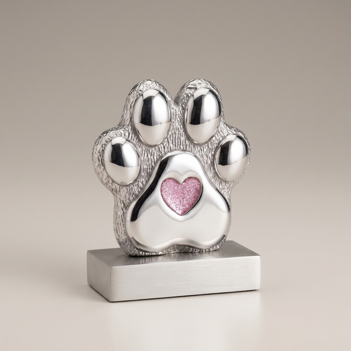 Pawprint memorial ornament