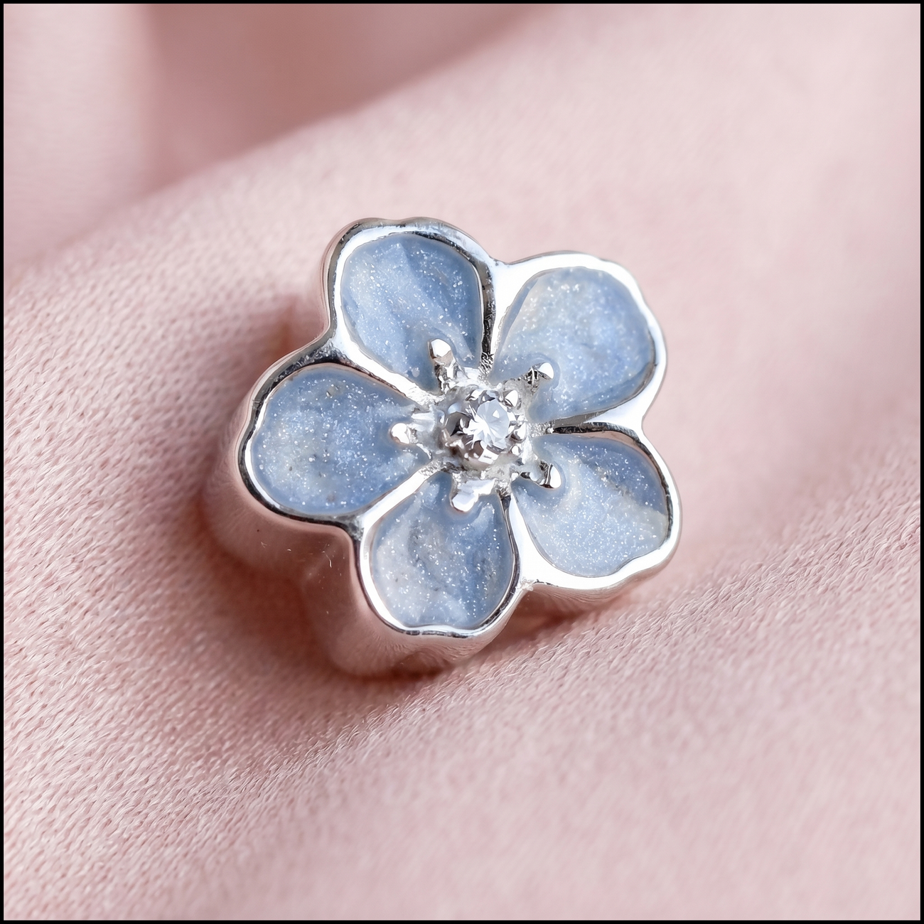 Forget-me-not charm (new design)