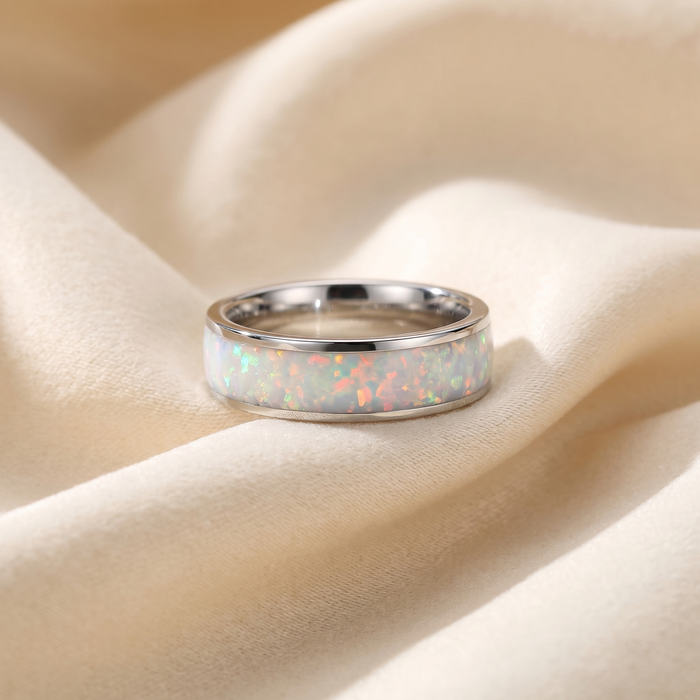 Wide channel ring - 925 sterling silver