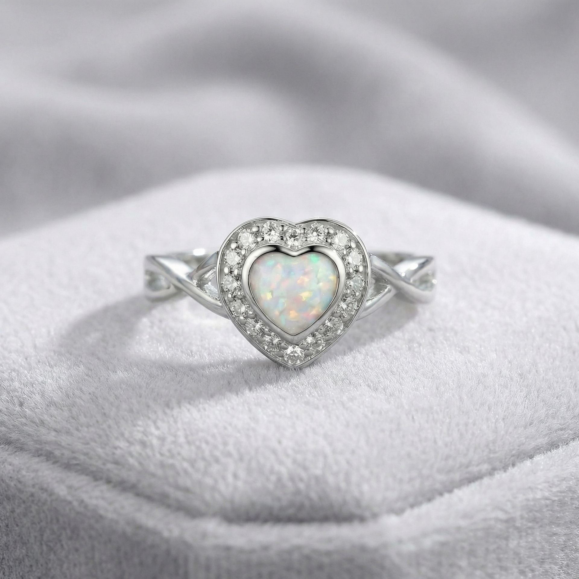 アクセサリー GOD ONLY KNOWS / TEAR HEART RING / L CZ Infinity Heart Ring – Tears to Treasure