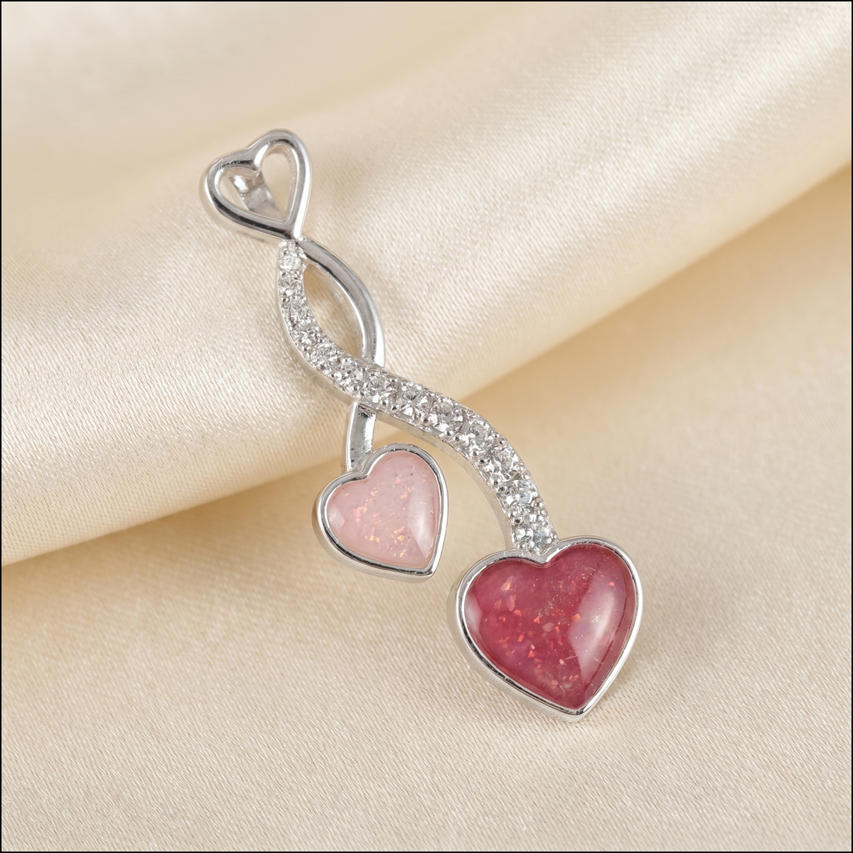Entwined Hearts Pendant